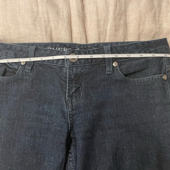 NWOT   Guess Dark Blue Los Angeles FOxY Skinny Jeans.    size 28 - Picture 3 of 8